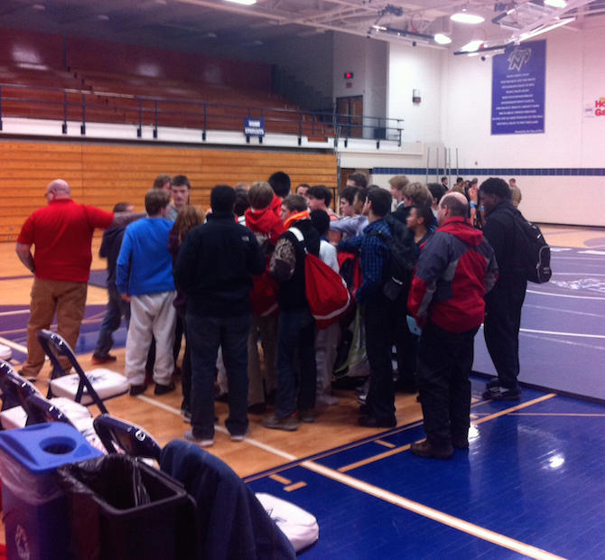 The Homestead Wrestlers talk post-game after a victory over Nicolet.  Homestead is undefeated to start the season and has their next match Saturday December 20 at Appleton West. Bryce Counsellor elaborates on how to get through a long match, “When it comes down to it, the match is completely mental. If you keep telling yourself youre tired, than you’ll only get more tired.”