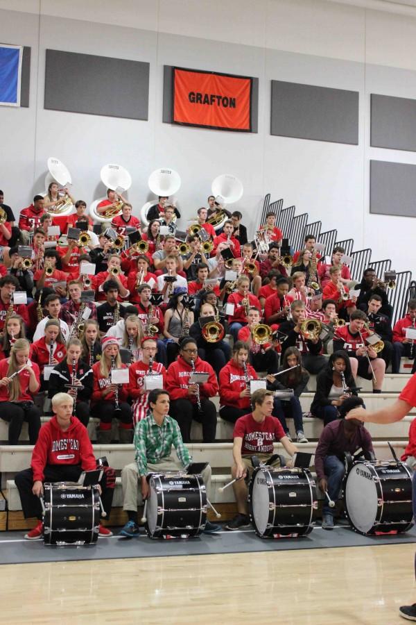 The Homestead High School band will be joined by other MTSD bands for the Annual MTSD Band Festival on Feb 11, at 7 p.m. in the James Barr Auditorium.