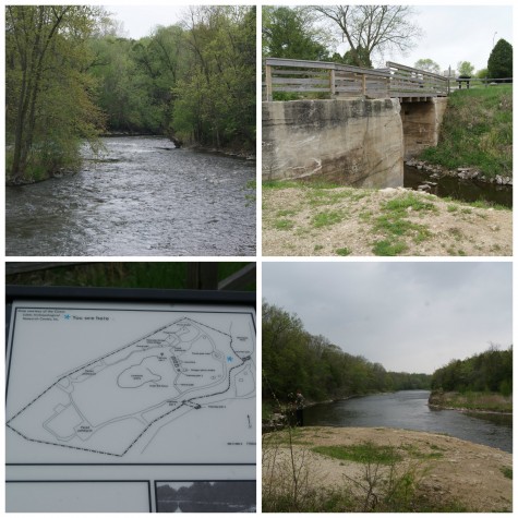 Lime Kiln Park is known for it's trout fishing, and limestone despots can still be found in the park.