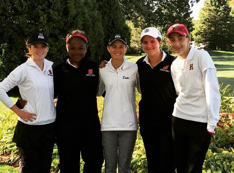 The+Homestead+girls+varsity+golf+team+captured+second+place+at+the+regional+competition+on+Wednesday%2C+Sept.+30+in+Watertown.