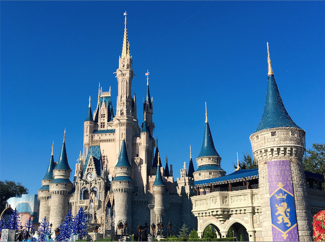 The castle in Magic Kingdom sits, awaiting visitors. The castle was completed in July, 1971. Sasha Milbeck, sophomore, said, It was really cool to see the iconic Disney symbol in person.