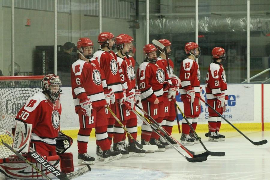 The Homestead Highlanders boys hockey team skated through the first round of the playoffs with a 8-2 win over the Beaver Dam Beavers. 