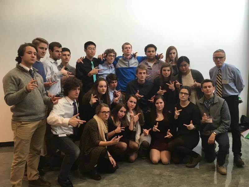 Twenty-one AP Physics students traveled to Chicago to compete at a Rube Goldberg Competition.