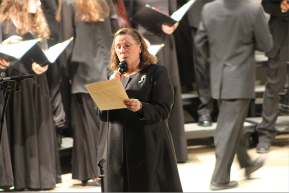 Mrs. Rebecca Winnie, choir teacher, will retire this year. 