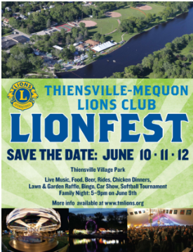 Lion Fest will take place on Friday,  June 10 through Sunday,  June 12, as advertised on the poster above. 