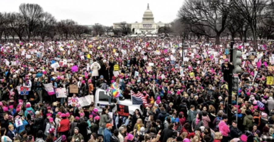Photo via People Magazine Online of the 2017 Womens March