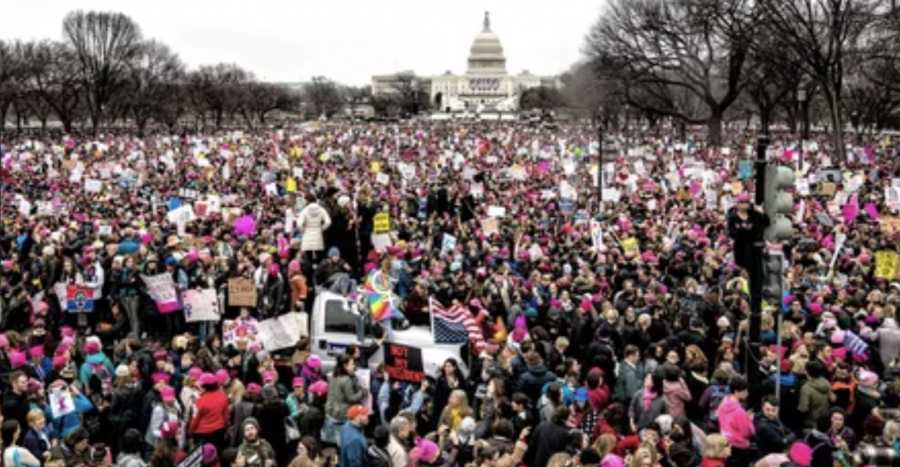 Photo via People Magazine Online of the 2017 Women's March