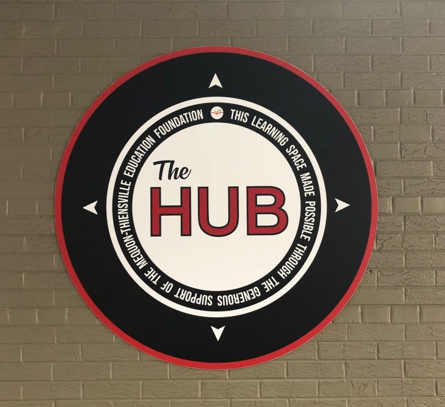 This is the sign that currently hangs in The Hub which is currently in the 200-500 commons.