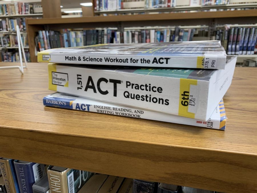 Homesteads I-Wing 1 supplies students with many ACT practice test booklets to help them study.