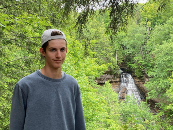 Jake Knoblock, freshman, visits the Upper Peninsula of Michigan. He was on his way back from a Boy Scout Leadership course at the time. 