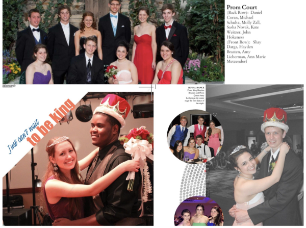Pictured are Prom 2012, 2013, 2015 court photos from the Tartan Yearbook.