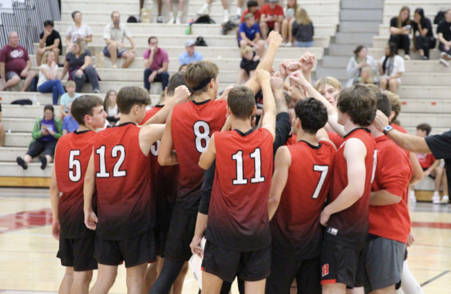 Boys volleyball clinches conference championship