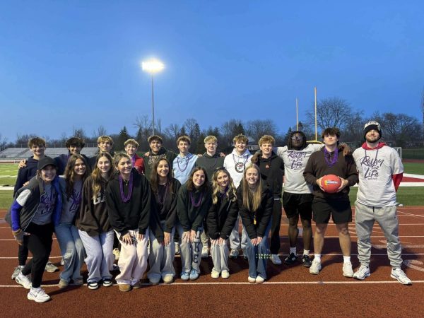 Relay for Life gathers after the end-of-year event.    